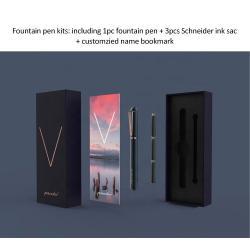 Роскошный набор: перьевая ручка с гравировкой, подарочная коробка (арт. 2611655)