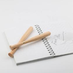 Винтажная деревянная ручка в форме бейсбольной биты, деловой подарок (арт. 2611669)