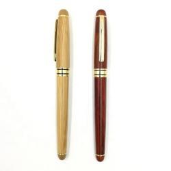 Бамбуковая роллер-ручка премиум-класса, с логотипом, для корпоративных подарков (арт. 2611673)