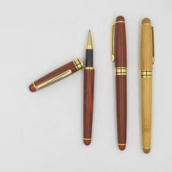 Бамбуковая роллер-ручка премиум-класса, с логотипом, для корпоративных подарков (арт. 2611673)