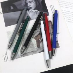 Металлическая шариковая ручка с логотипом, рекламный подарок (арт. 2611676)