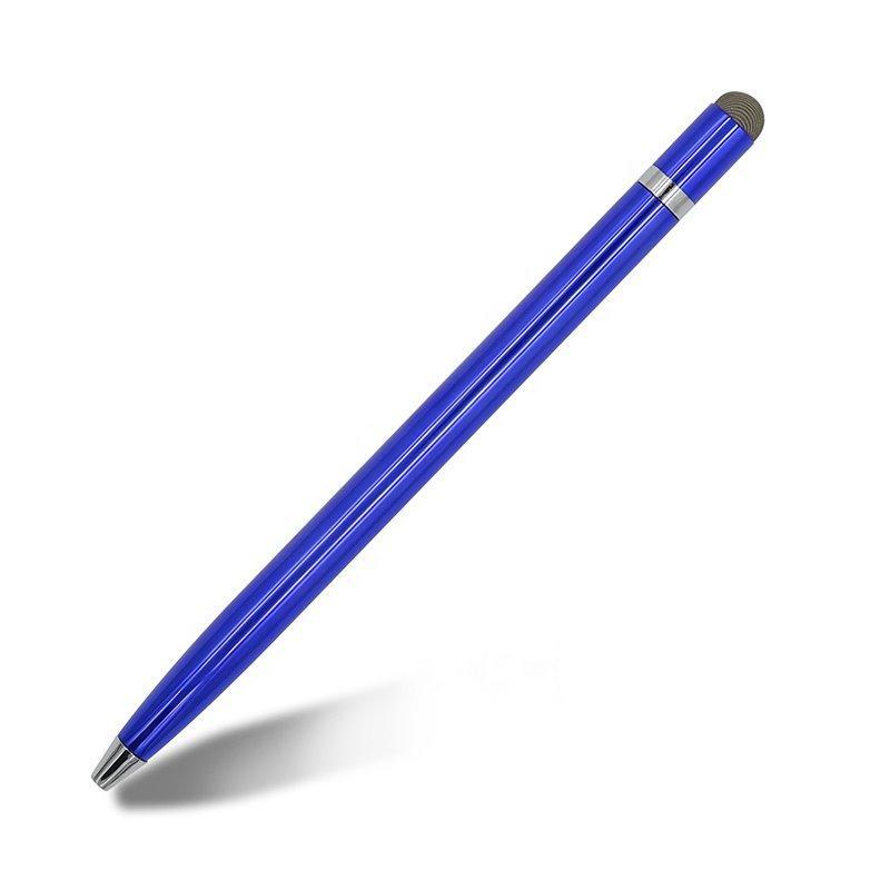 Тонкая металлическая ручка с указателем, для бизнеса, с логотипом (арт. 2611683)