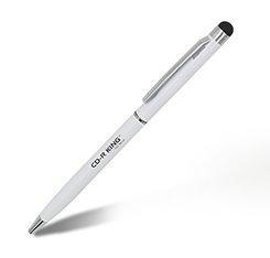 Металлическая рекламная ручка с мягким захватом, готова к отправке (арт. 2611684)