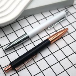 Исполнительная металлическая ручка с V-образным клипом, гелевая, с логотипом (арт. 2611695)