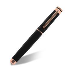 Роскошная роллер-ручка из розового золота, с логотипом, стильный подарок (арт. 2611696)