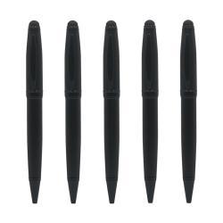 Матовое черное покрытие, ручка 2 в 1 со стилусом, шариковая, с логотипом (арт. 2611697)