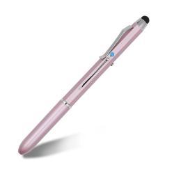 Многофункциональная ручка 5 в 1, металлическая, с четырьмя чернилами (арт. 2611724)