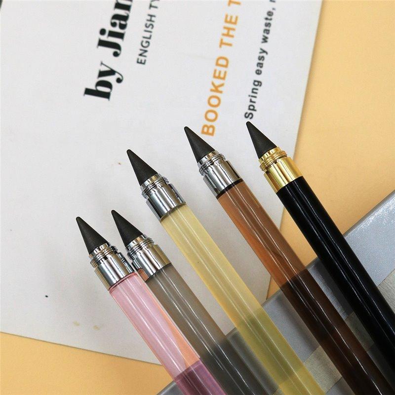 Прозрачный акриловый вечный карандаш с заменяемым наконечником, индивидуальный дизайн (арт. 2611750)