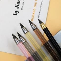 Прозрачный акриловый вечный карандаш с заменяемым наконечником, индивидуальный дизайн (арт. 2611750)