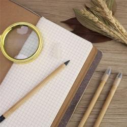 Бамбуковый вечный карандаш 2B с ластиком, школьные принадлежности (арт. 2611756)