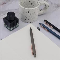 Набор: тканевый блокнот A5 с гелевой ручкой, корпоративный стиль (арт. 2611769)