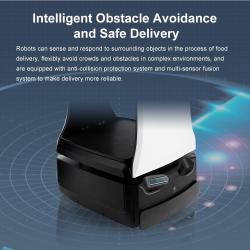 Робот для доставки блюд с функцией подачи еды в ресторанах (арт. 2811529)