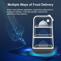 Умный робот для обслуживания в ресторане с возможностью подачи блюд (арт. 2811531)