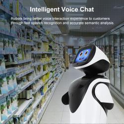 Интеллектуальный маркетинговый робот с трансформацией и распознаванием лиц для рекламных встреч (арт. 2811545)