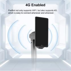 Поддержка 4G и Wi-Fi для умного робота для бизнес-коммуникаций с видео-чатом (арт. 2811567)