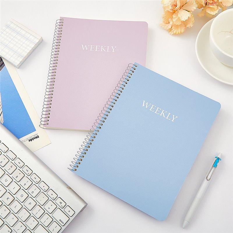 Оптовая продажа еженедельного спирального блокнота, персонализированный планировщик на месяц (арт. 612757)