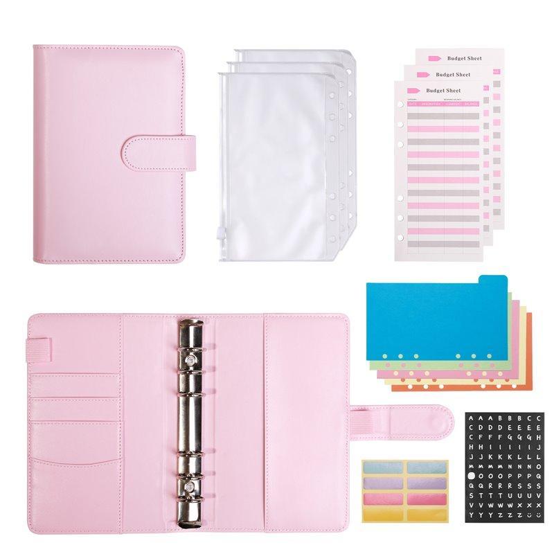 Бесплатные образцы, офисный блокнот с переплетом из искусственной кожи, планировщик на кольцах (арт. 612764)