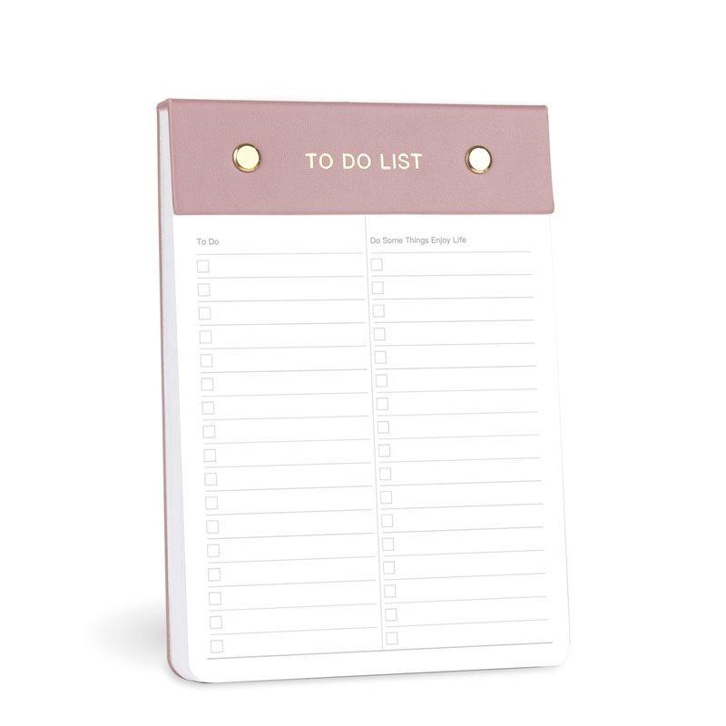 Блокнот с обложкой из PU-кожи с отрывными листами, 100 г/м², с линейками и дизайном (арт. 612781)