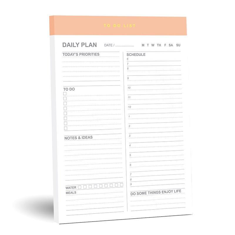 Большой магнитный блокнот с планом на день и списком дел, удобное чтение (арт. 612785)