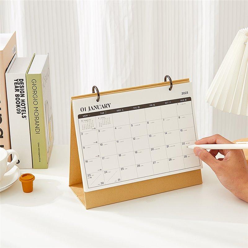 Оптовая поставка настольного календаря с кольцевым креплением для 2023 года (арт. 612798)