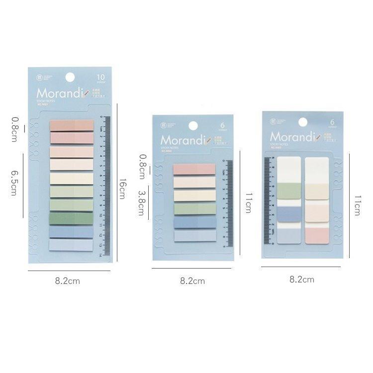 Многофункциональный цветной блокнот с стикерами и линейкой (арт. 612806)