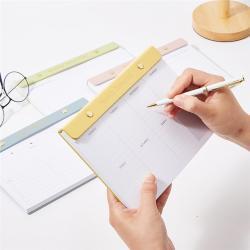 Оптовая продажа блокнота A5 с перфорированными страницами, с логотипом, ежедневник для покупок и планирования питания (арт. 612755)