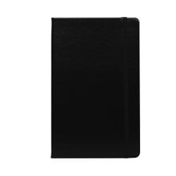 Блокнот A5 черного и синего цвета с меняющимся покрытием из искусственной кожи, обложка с резинкой (арт. 612761)