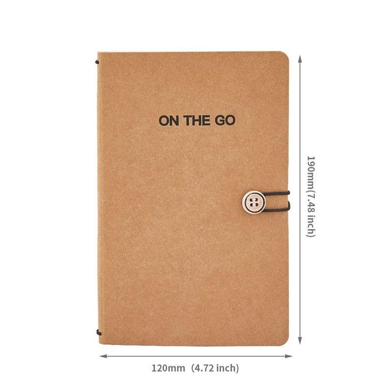 Блокнот с персонализированной обложкой из искусственной кожи, формат A6, эко-приятный стиль (арт. 612779)