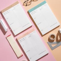 Магнитный блокнот с ежедневным планом, подарок для студентов, с функцией отрыва (арт. 612782)