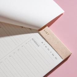 Яркий блокнот A5 с цветной обводкой, ежедневное письмо с магнитом (арт. 612784)