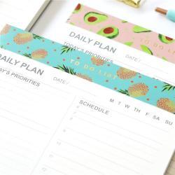 Блокнот с маргиналиями A5 для записей, с планом покупок и еженедельным меню (арт. 612786)