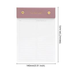 Модный кожаный блокнот с ежедневным и еженедельным планом, записная книжка для студентов (арт. 612791)