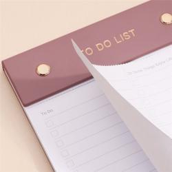 Модный кожаный блокнот с ежедневным и еженедельным планом, записная книжка для студентов (арт. 612791)