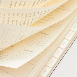 Стильный календарь LION 2024 с логотипом, ежедневный планировщик (арт. 612799)