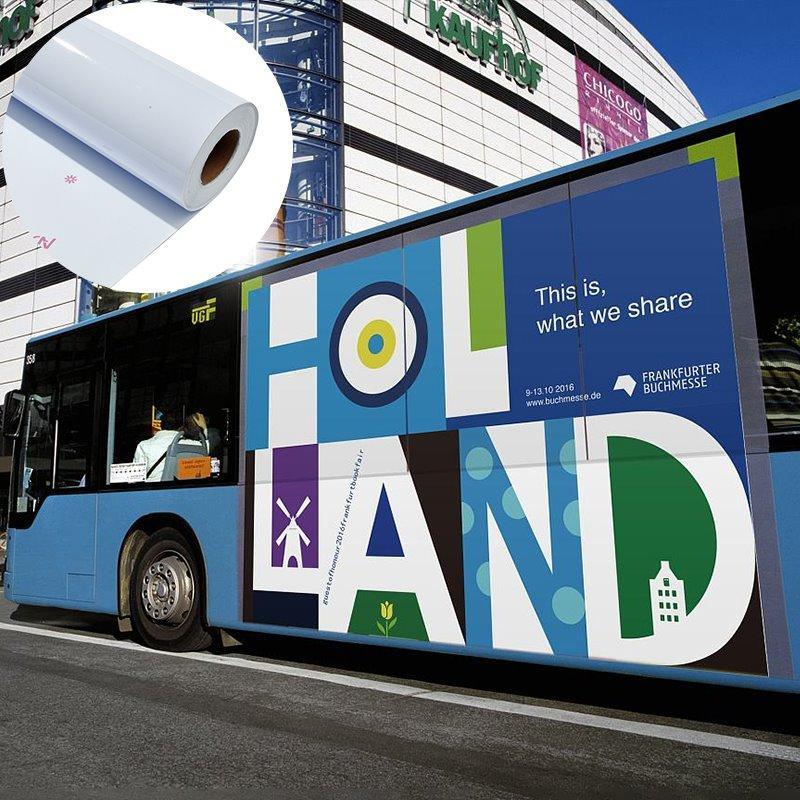 Рекламный материал для наружной рекламы, самоклеящийся виниловый рулон для крафтовых наклеек (арт. 912546)