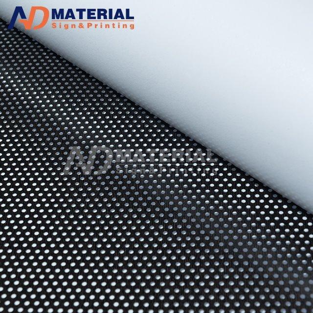 PVC наклейка с однонаправленным видением для рекламных щитов, устойчивая к погодным условиям (арт. 912595)