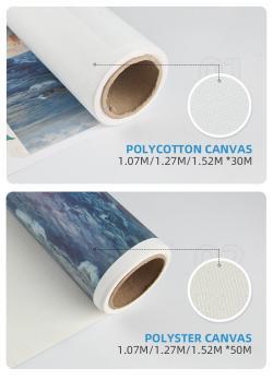 Печатаемый полиэстеровый холст для экосольвентной печати (арт. 912563)