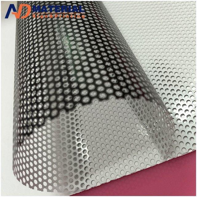 Микроперфорированная виниловая наклейка для окон / смотровая виниловая наклейка / прозрачная пленка для окон OWV с однонаправленным видением (арт. 912584)