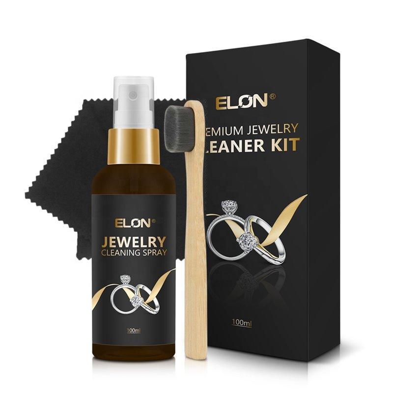 Индивидуальный комплект для чистки ювелирных изделий 100 мл, полироль, ткань и щетка (арт. 612631)