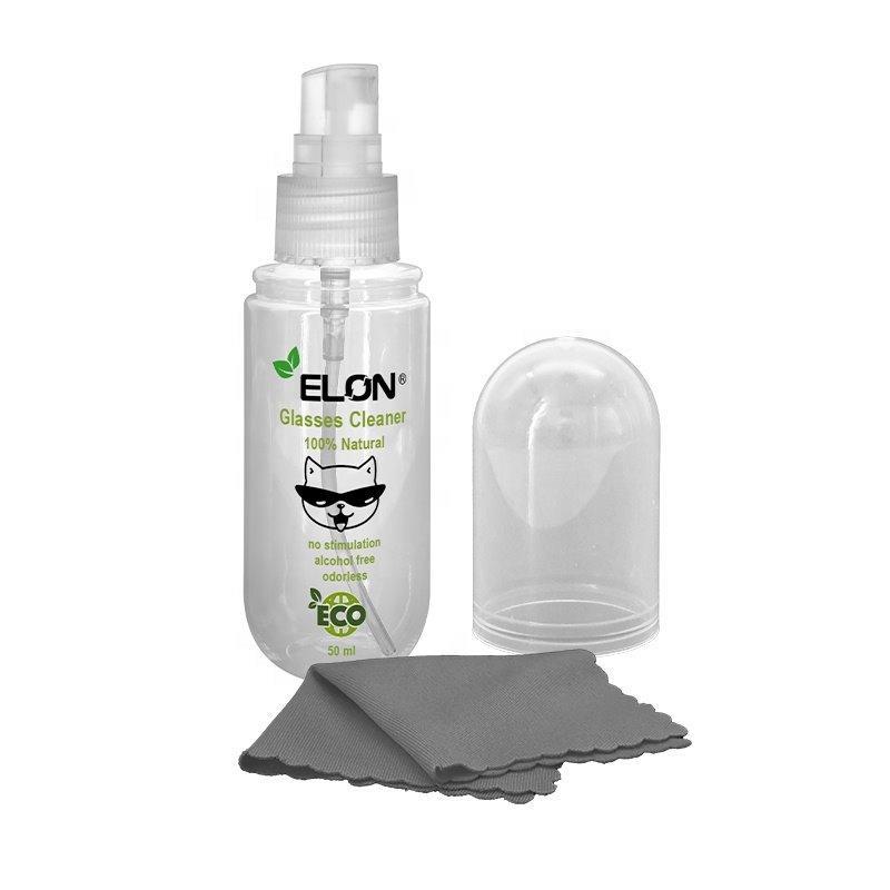 Портативный комплект очистки для солнцезащитных очков 30 мл, жидкость и ткань (арт. 612666)