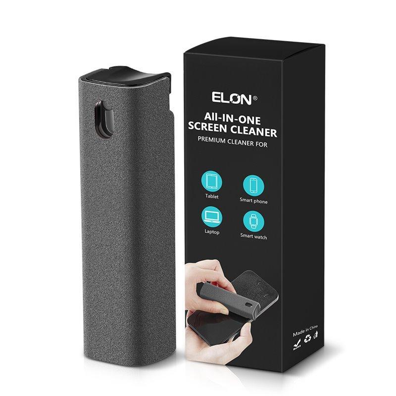 Очиститель экрана для телефона и ноутбука 2 в 1 с распылителем и тканью, 60 мл (арт. 612687)