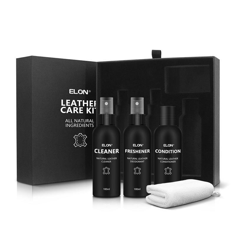 Комплексный набор по уходу за кожей, восстанавливает диваны, сиденья автомобиля и сумки (арт. 612769)