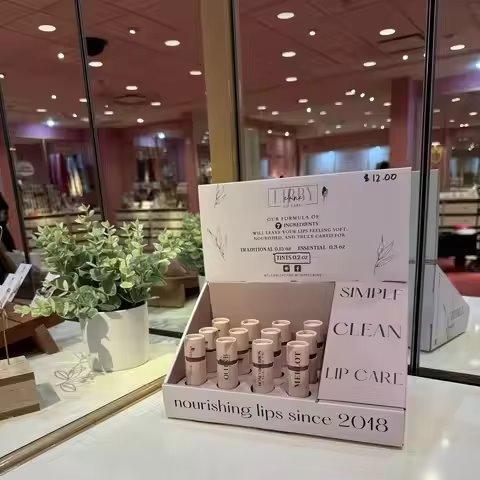 Картонная стойка PDQ для парфюма и косметики (арт. 1112945)