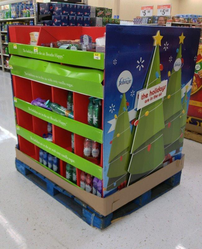 Картонная подставка для магазина с полками для хранения (арт. 1112956)