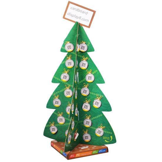 Картонный стенд для POP-рекламы, подставка для карт, подарков, продуктов, рекламный стенд для рождественского стеллажа (арт. 1112961)