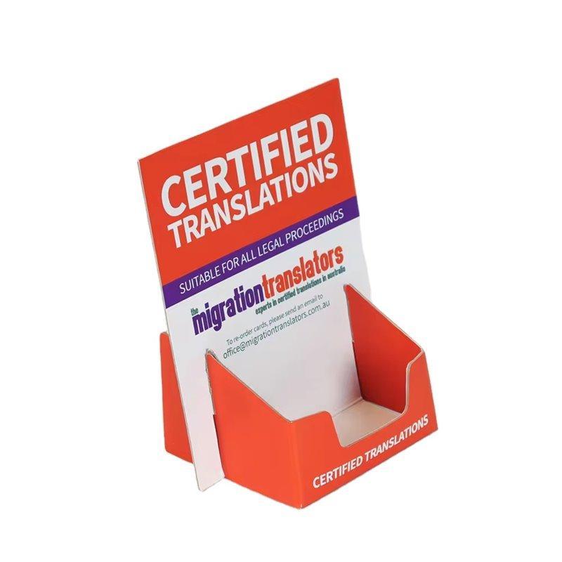 Печать на картонных стендах для визиток, подставки для брошюр и каталогов (арт. 1112971)