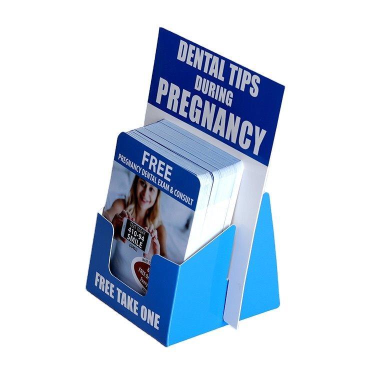 Складной картонный подставка для брошюр и визиток для выставок и магазинов (арт. 1112976)