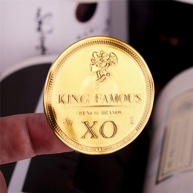 Тисненые алюминиевые наклейки для вина, самоклеящиеся водостойкие наклейки (арт. 1113024)