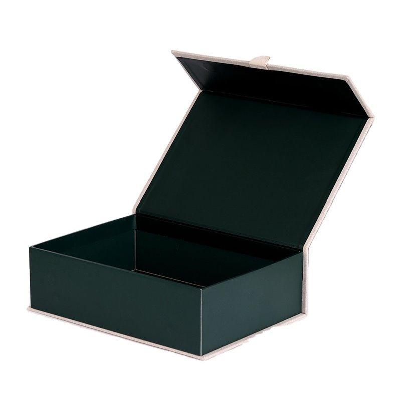 Элегантная коробка для подарков в виде книги с магнитной крышкой для упаковки кошельков, парфюмов и часов с золотым тиснением (арт. 1113039)