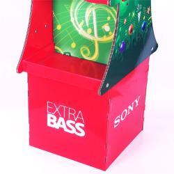 Оптовая стойка для рождественской ёлки из картона с напечатанным логотипом (арт. 1112902)